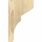 Ekena Millwork Monterey Rough Sawn Corbel, Douglas Fir, 6"W x 6"D x 10"H COR06X06X10MON00RDF - alternate 3